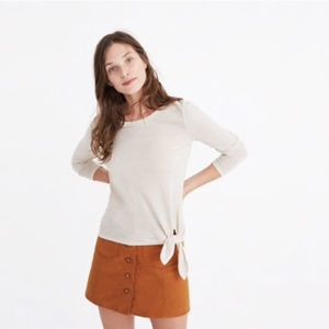 Madewell Side Tie Soundcheck Tee